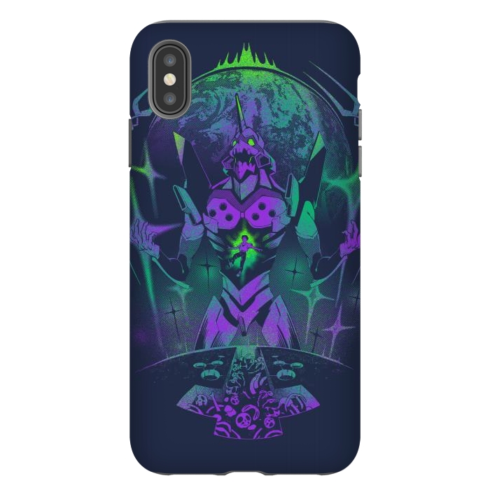 iPhone Xs Max StrongFit Unit-01 by Ilustrata