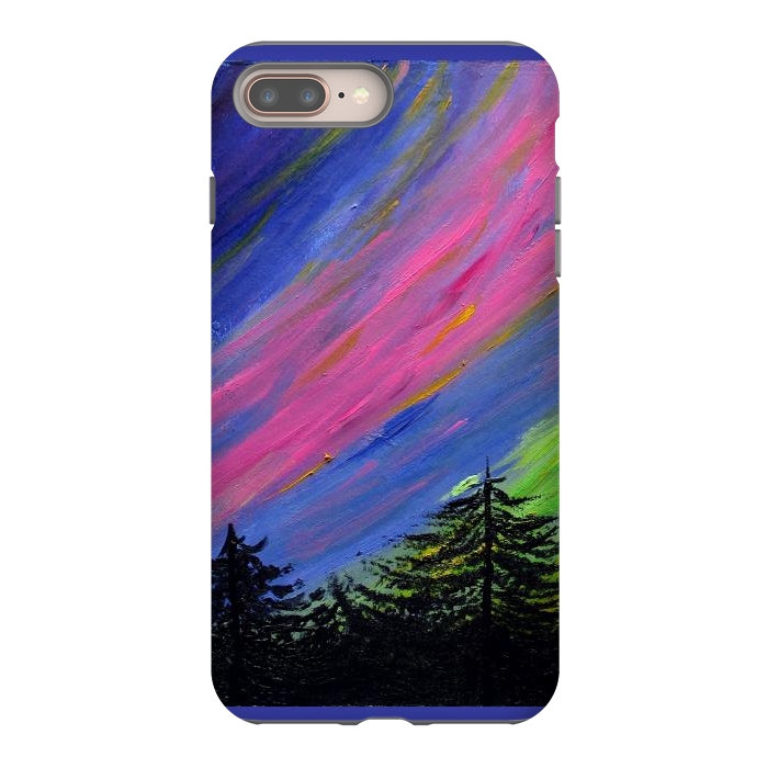 iPhone 7 plus StrongFit Aurora Borealis oil painting by ArtKingdom7
