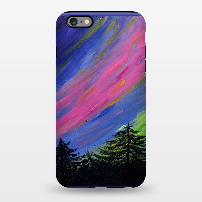 iPhone 6/6s plus StrongFit Aurora Borealis oil painting by ArtKingdom7