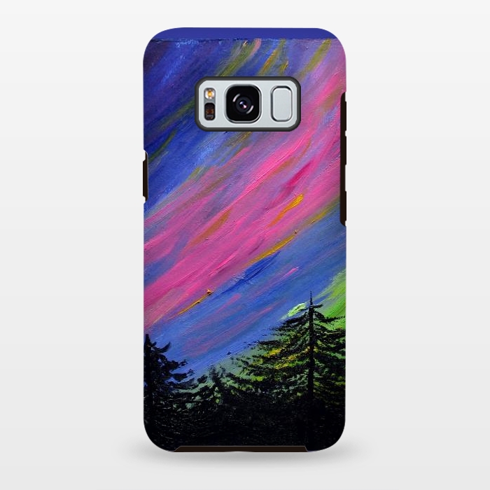 Galaxy S8 plus StrongFit Aurora Borealis oil painting by ArtKingdom7