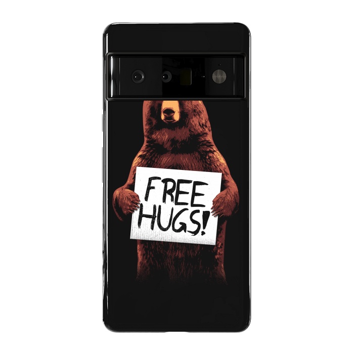 Pixel 6 Pro StrongFit Free Hugs by Mitxel Gonzalez