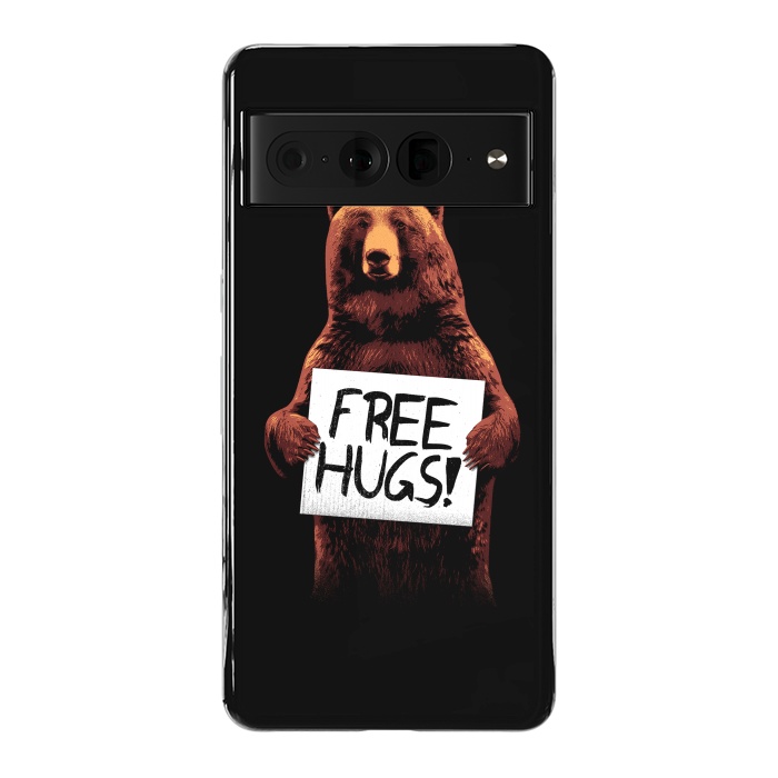 Pixel 7 Pro StrongFit Free Hugs by Mitxel Gonzalez