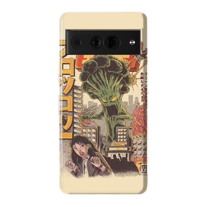 Pixel 7 Pro StrongFit THE BROCCOZILLA by Ilustrata