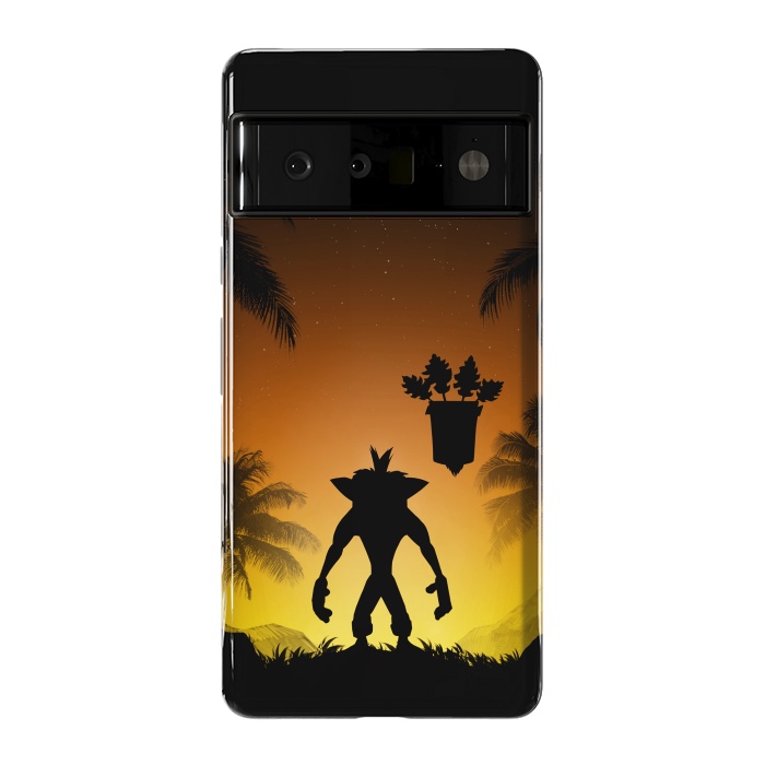 Pixel 6 Pro StrongFit Protector of the island by Denis Orio Ibañez