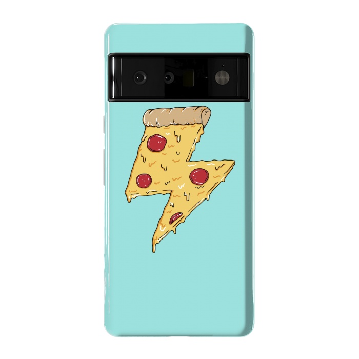 Pixel 6 Pro StrongFit Pizza power green by Coffee Man