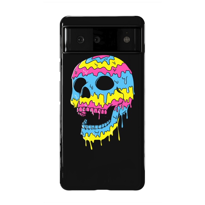 Pixel 6 StrongFit Melted Skull by Coffee Man