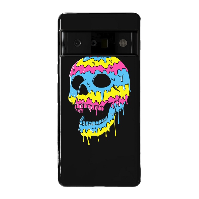 Pixel 6 Pro StrongFit Melted Skull by Coffee Man