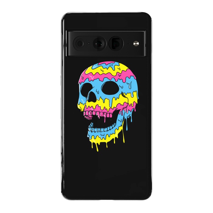 Pixel 7 Pro StrongFit Melted Skull by Coffee Man