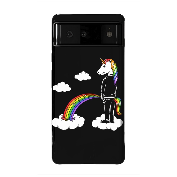 Pixel 6 StrongFit Unicorn Rainbow by Coffee Man