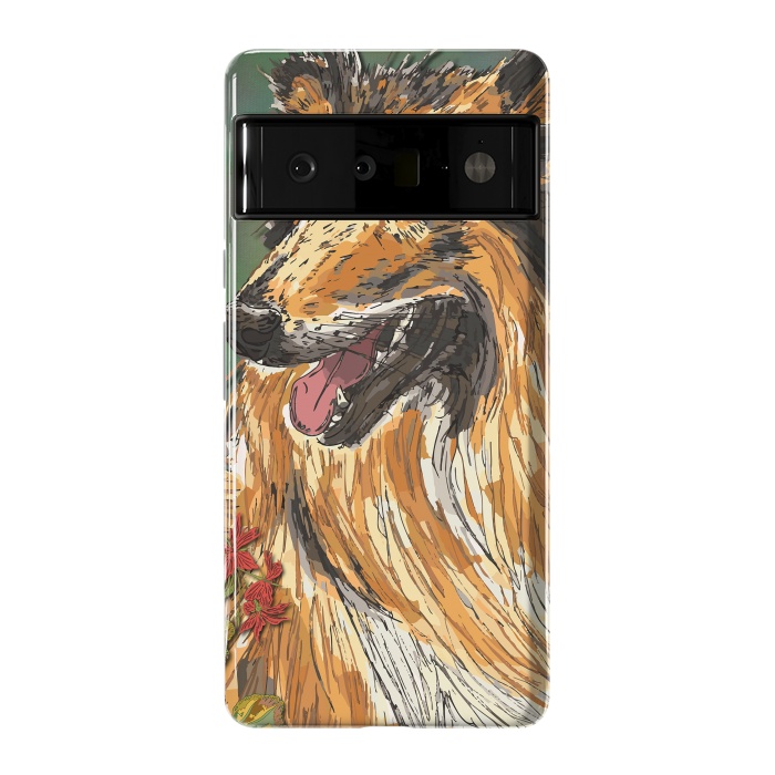 Pixel 6 Pro StrongFit Rough Collie (Summer) by Lotti Brown
