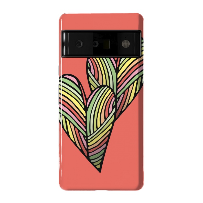 Pixel 6 Pro StrongFit Two Hearts by Majoih