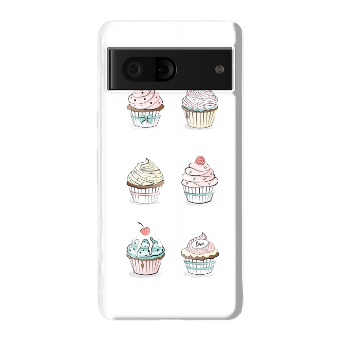 Pixel 7 StrongFit Sweet Cupcakes by Martina