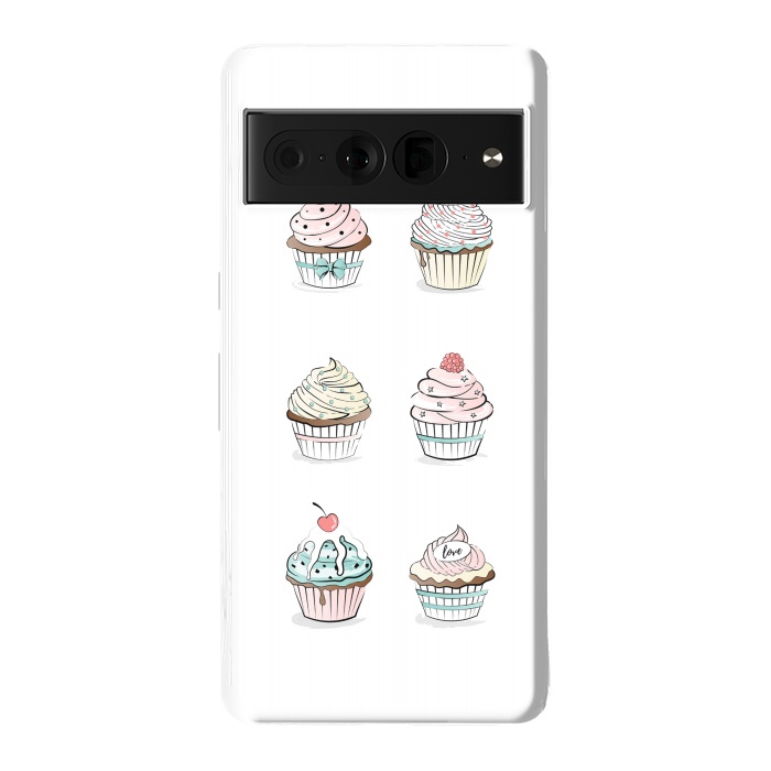 Pixel 7 Pro StrongFit Sweet Cupcakes by Martina