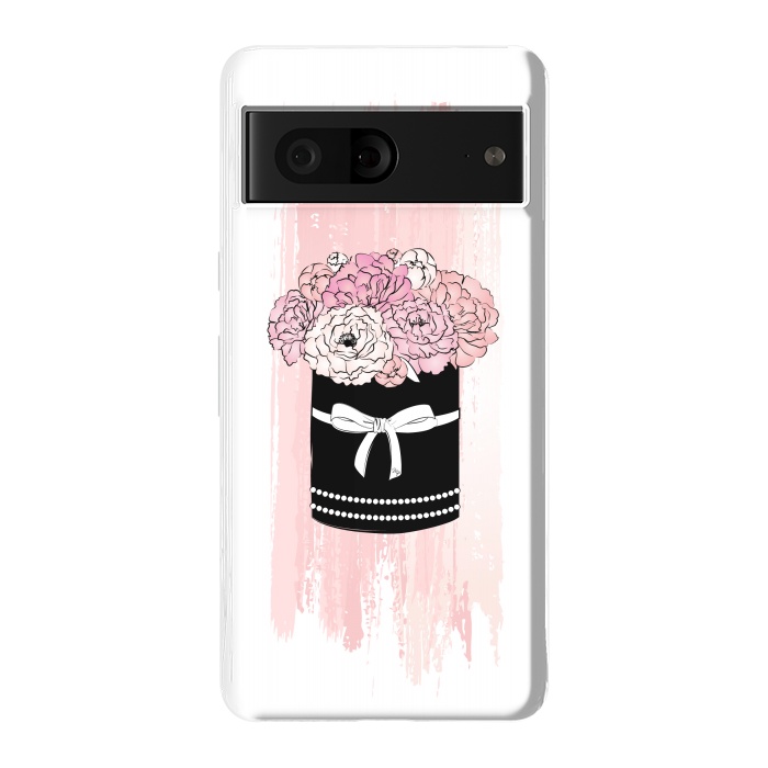 Pixel 7 StrongFit Flower Box with pink Peonies by Martina