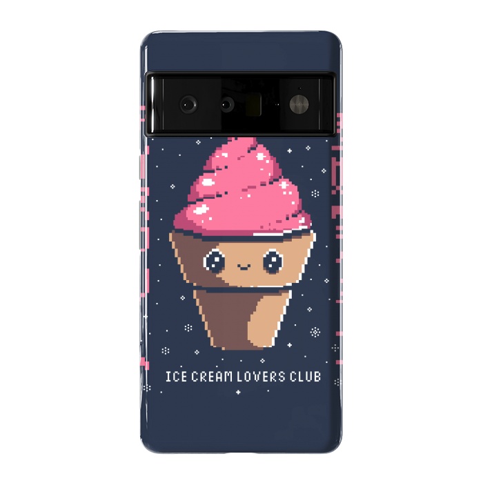 Pixel 6 Pro StrongFit Ice cream lovers club by Ilustrata