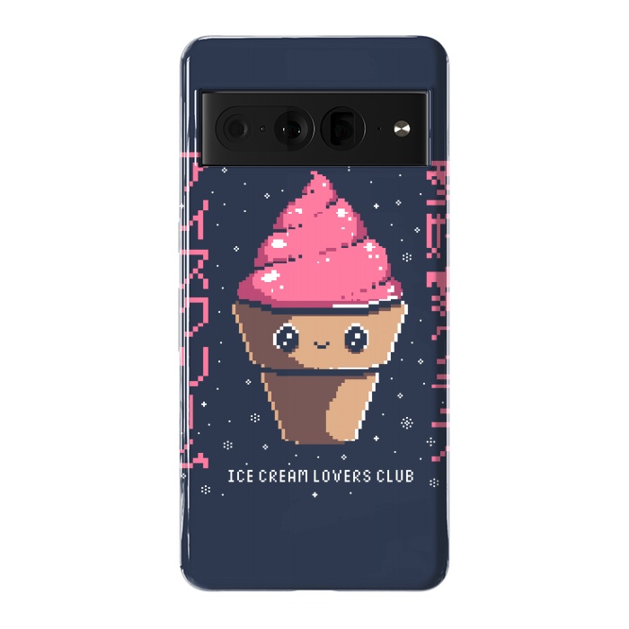 Pixel 7 Pro StrongFit Ice cream lovers club by Ilustrata