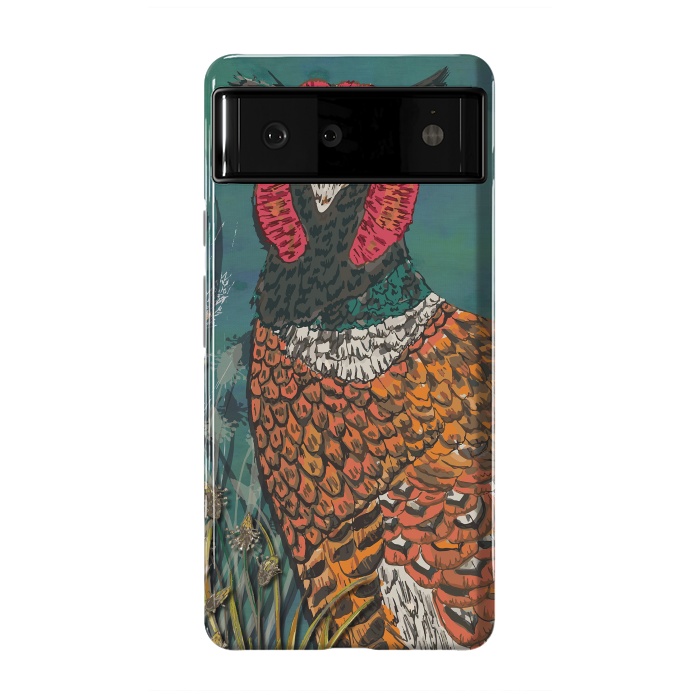 Pixel 6 StrongFit Funny Pheasant by Lotti Brown