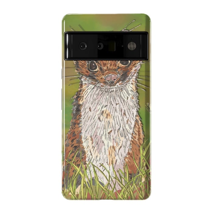 Pixel 6 Pro StrongFit Summer Stoat by Lotti Brown