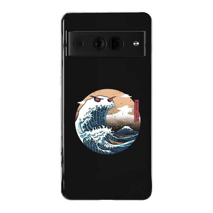 Pixel 7 Pro StrongFit The Great Monster of Kanagawa by Vincent Patrick Trinidad