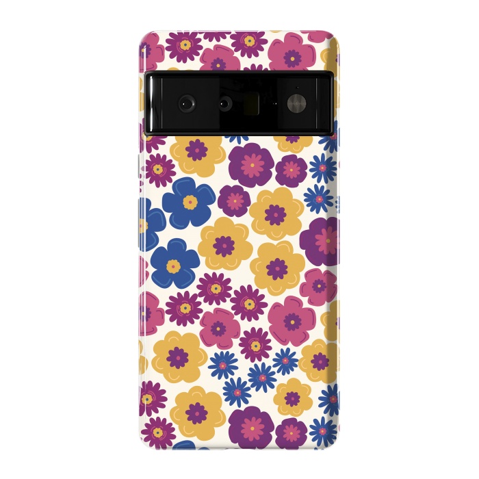 Pixel 6 Pro StrongFit Pop Floral by TracyLucy Designs