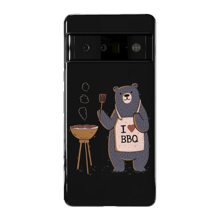 Pixel 6 Pro StrongFit I Love BBQ- by eduely