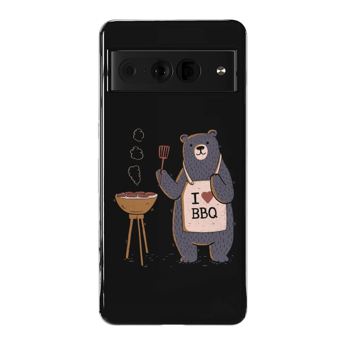 Pixel 7 Pro StrongFit I Love BBQ- by eduely