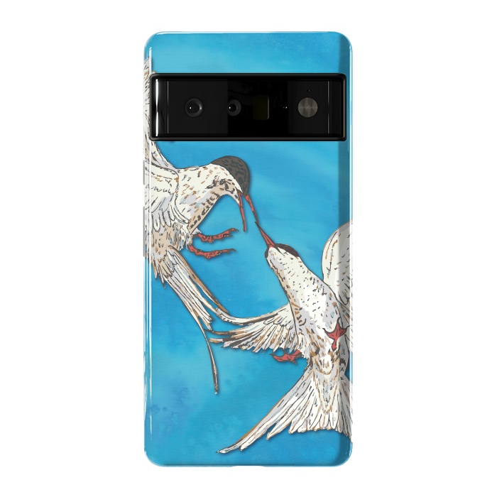 Pixel 6 Pro StrongFit Arctic Terns by Lotti Brown