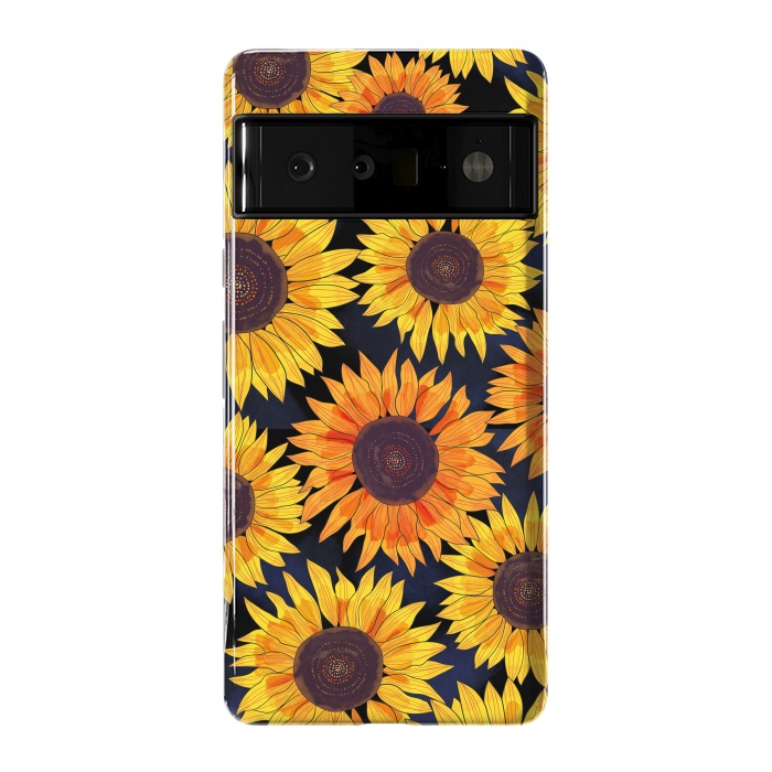 Pixel 6 Pro StrongFit Sunflowers 2 by Laura Grant