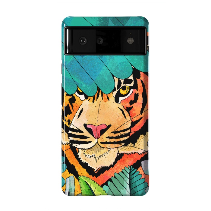Pixel 6 StrongFit Jungle tiger hunter by Steve Wade (Swade)