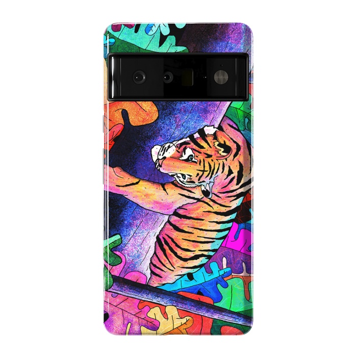 Pixel 6 Pro StrongFit The lazy tiger by Steve Wade (Swade)