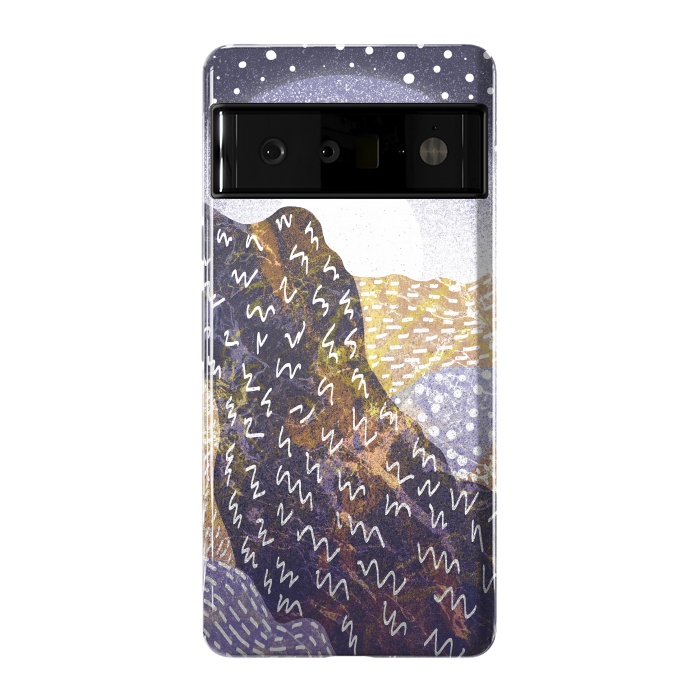 Pixel 6 Pro StrongFit Mauve and gold hills by Steve Wade (Swade)