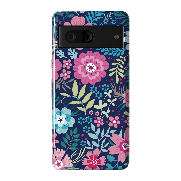 Pixel 7 StrongFit Romancing Floral Design by ArtsCase