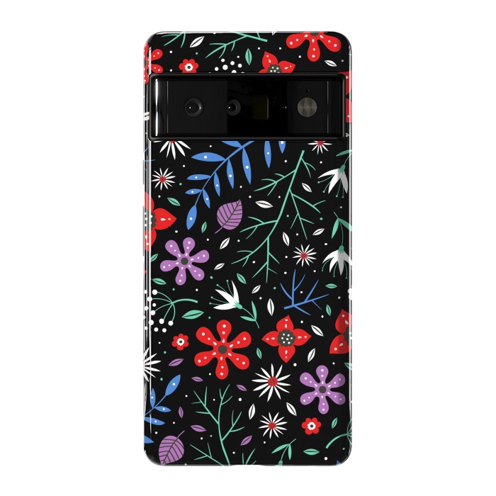 Pixel 6 Pro StrongFit Small Flower Patterns by ArtsCase