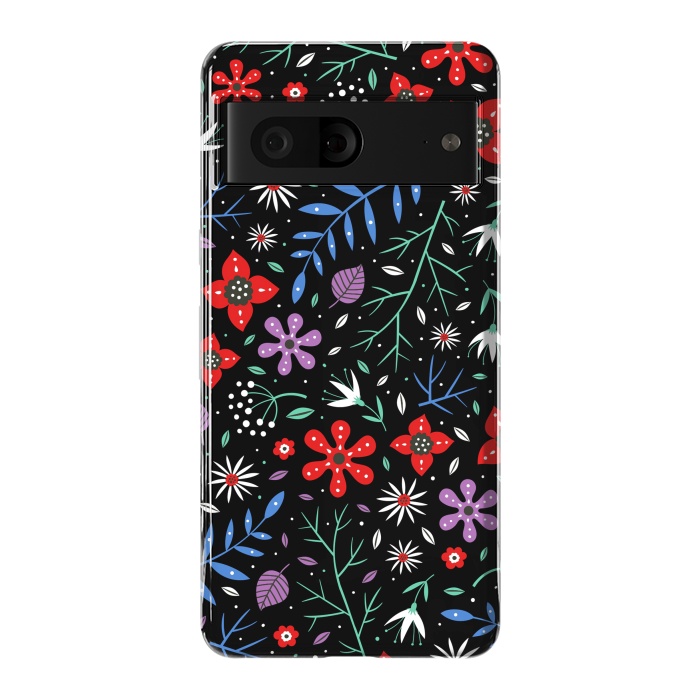 Pixel 7 StrongFit Small Flower Patterns by ArtsCase