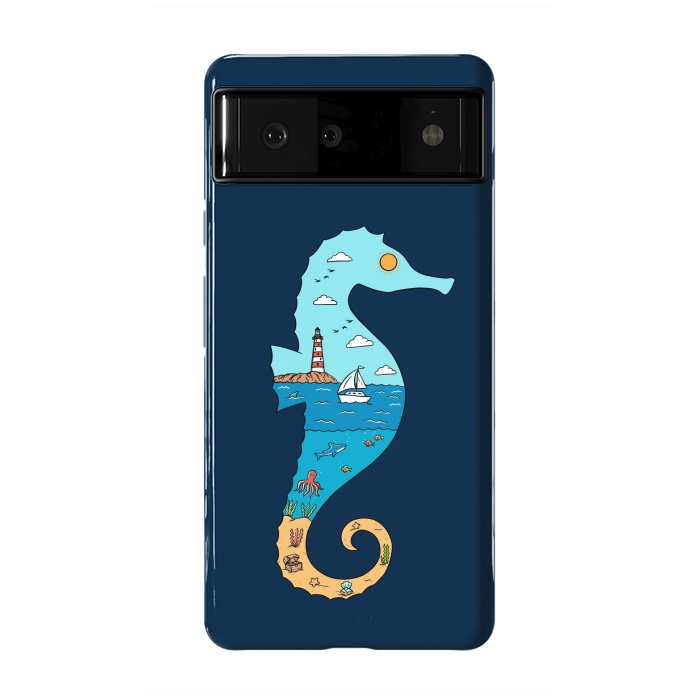 Pixel 6 StrongFit SeahorseNature by Coffee Man