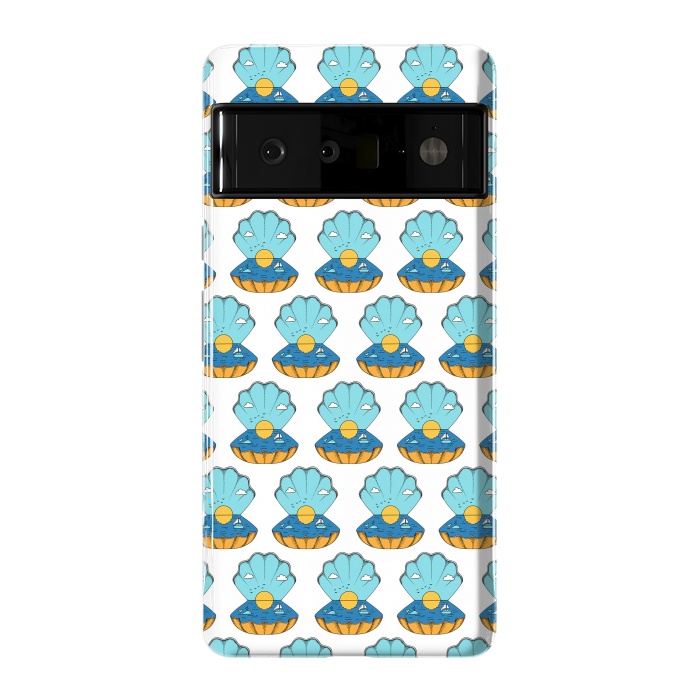 Pixel 6 Pro StrongFit Shell Nature Pattern by Coffee Man