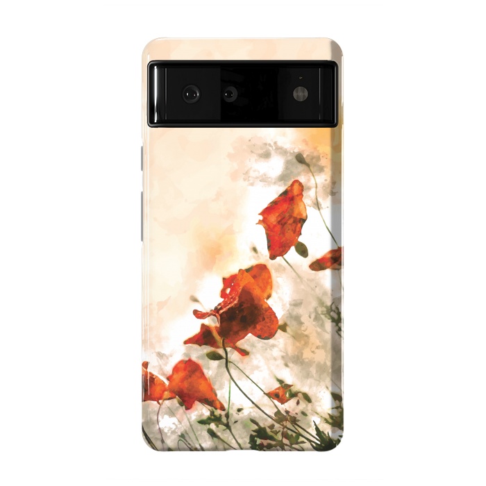 Pixel 6 StrongFit Red Poppy II by Creativeaxle