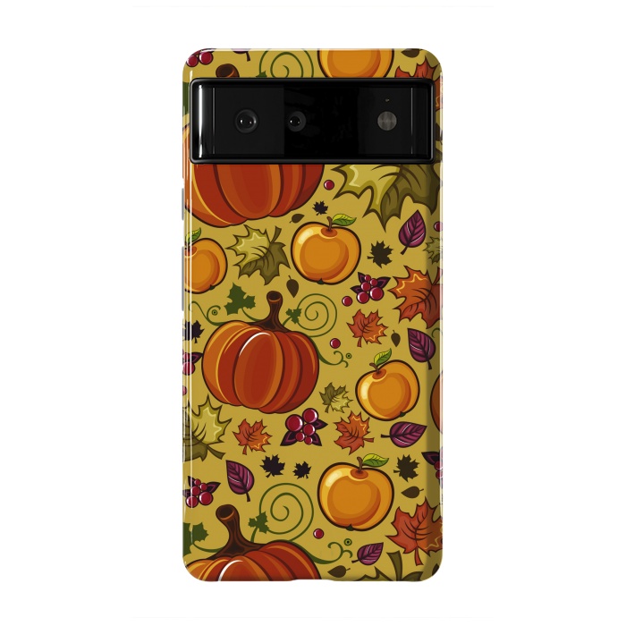 Pixel 6 StrongFit Pumpkin, Autumn Rich Pumpkin by ArtsCase