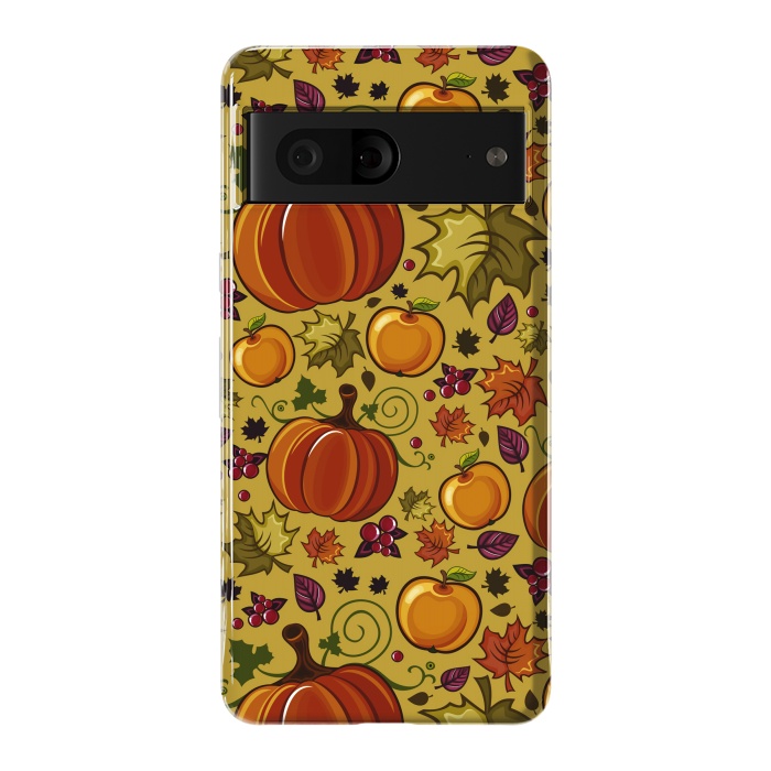 Pixel 7 StrongFit Pumpkin, Autumn Rich Pumpkin by ArtsCase