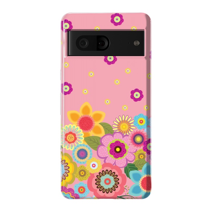 Pixel 7 StrongFit assorted spring flowers by ArtsCase