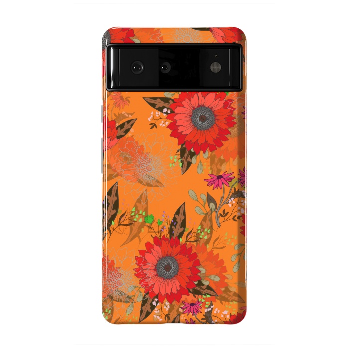 Pixel 6 StrongFit Sunflowers for October by ArtsCase