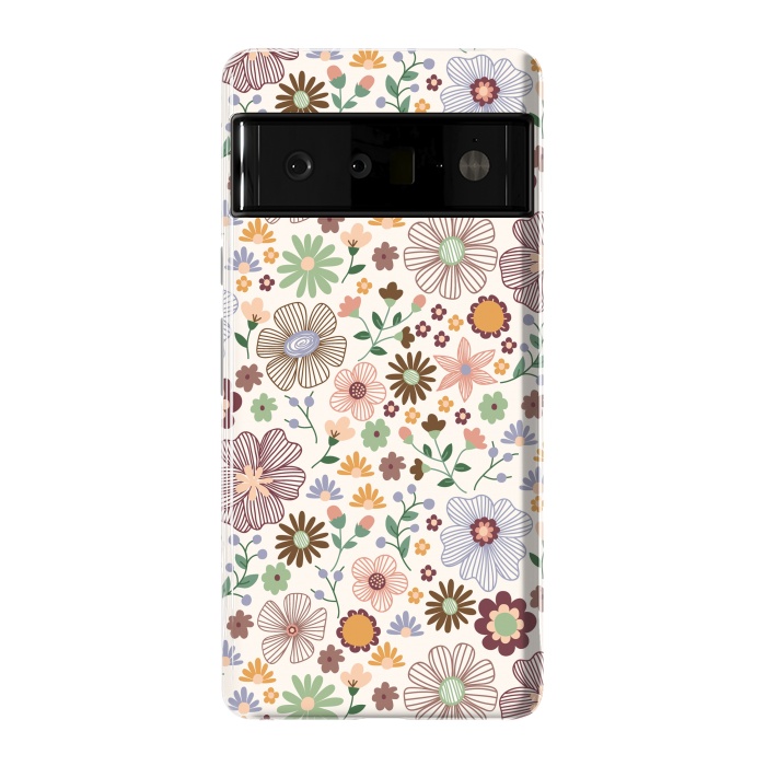 Pixel 6 Pro StrongFit Autumn Wild Bloom by TracyLucy Designs