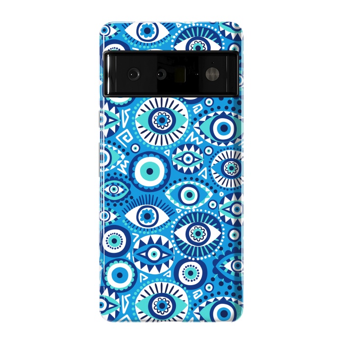 Pixel 6 Pro StrongFit Evil eye by Laura Grant