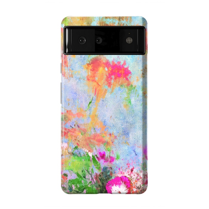 Pixel 6 StrongFit Abstract flowers by Winston