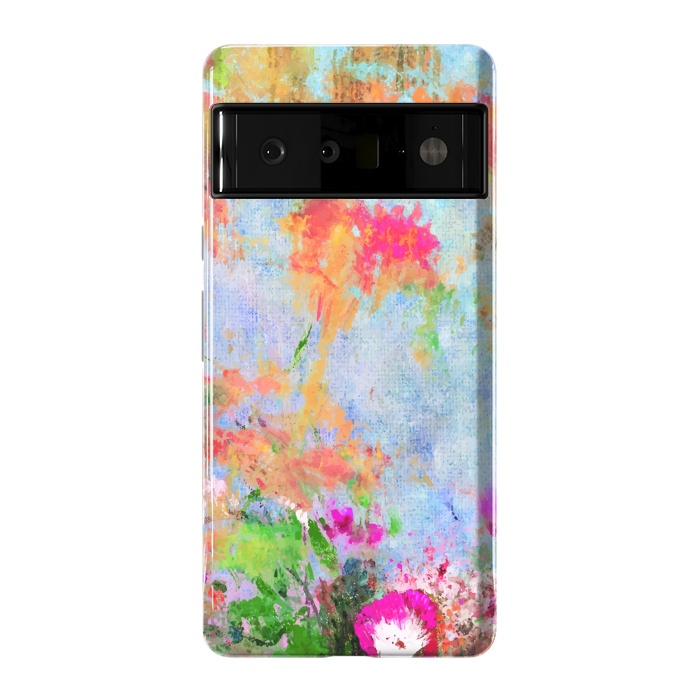 Pixel 6 Pro StrongFit Abstract flowers by Winston
