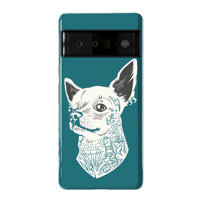 Pixel 6 Pro StrongFit Tattooed Chihuahua by Winston