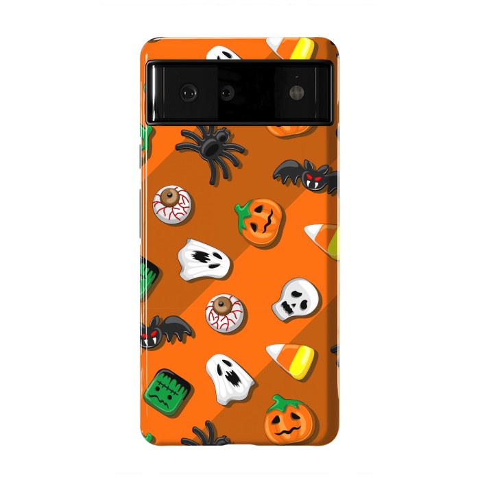 Pixel 6 StrongFit Halloween Spooky Candies Party by BluedarkArt