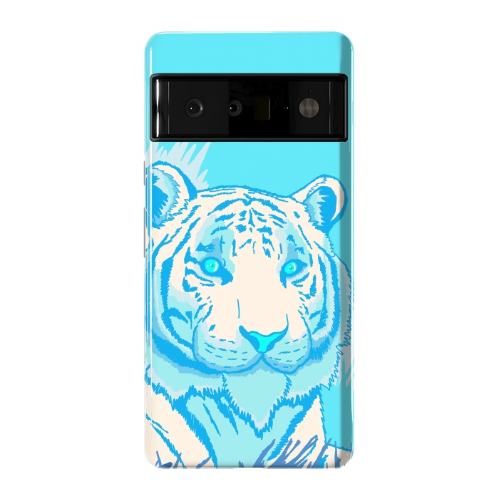 Pixel 6 Pro StrongFit The blue tiger by Steve Wade (Swade)