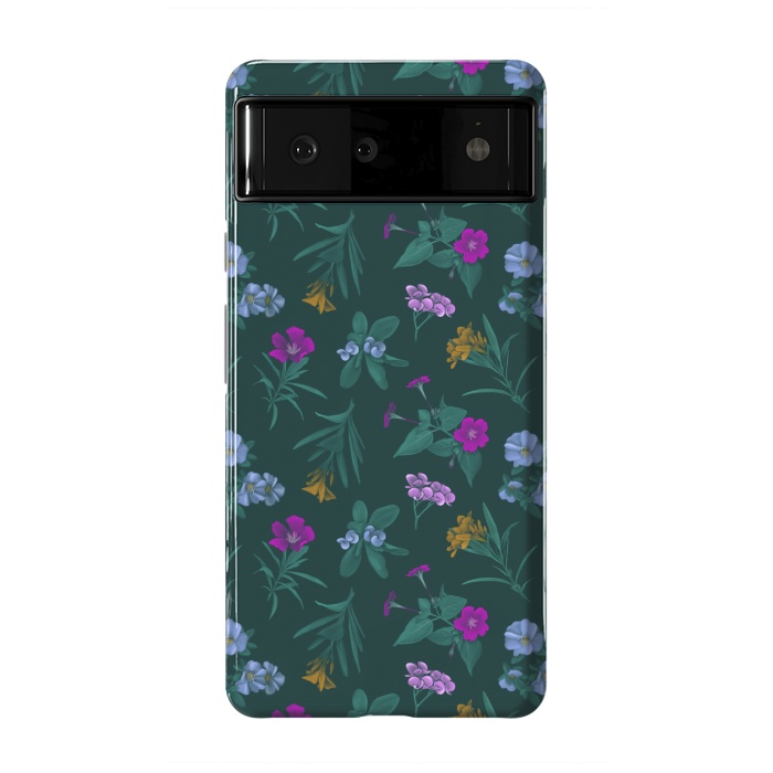 Pixel 6 StrongFit Tropical Flowers by Tishya Oedit