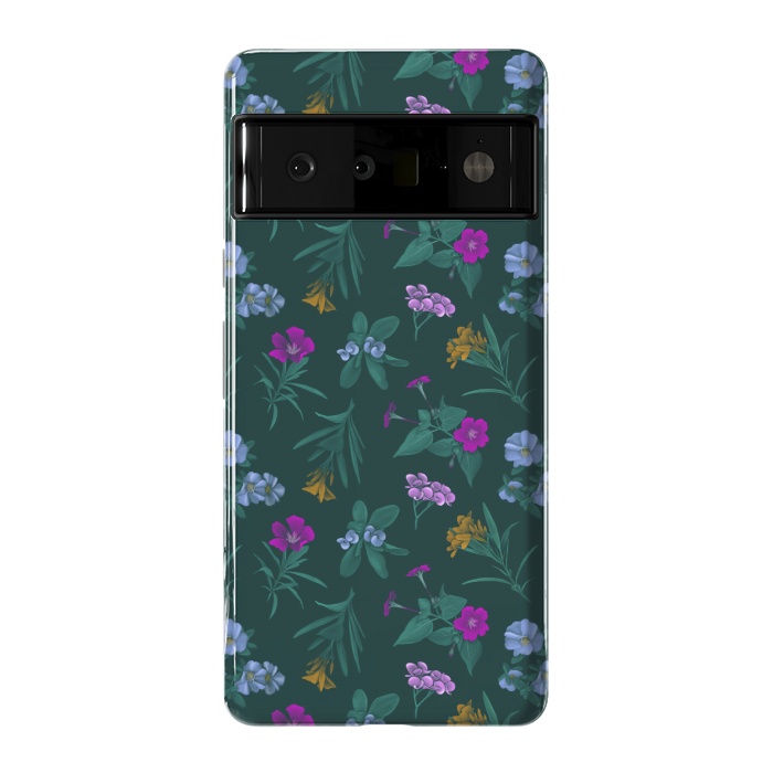 Pixel 6 Pro StrongFit Tropical Flowers by Tishya Oedit